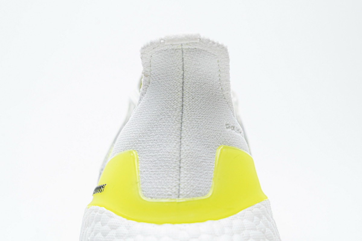 adidas Ultra Boost 2021 White Yellow Black FY0377