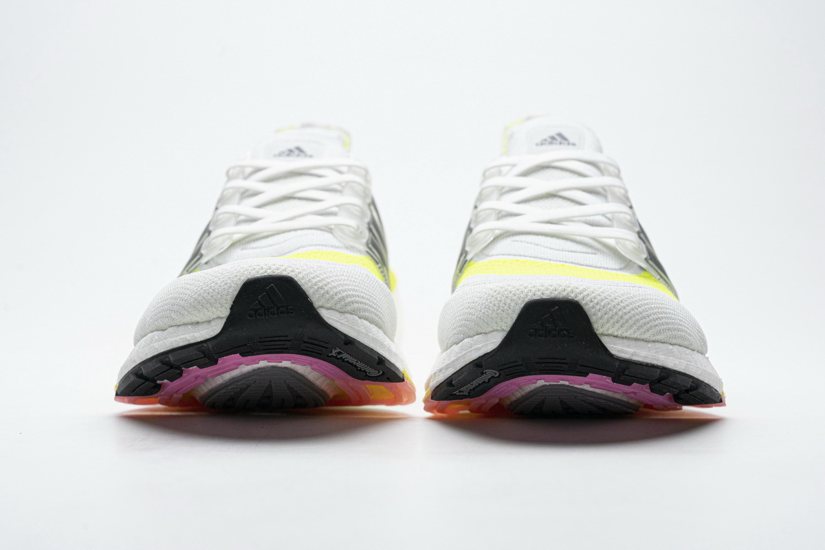 adidas Ultra Boost 2021 White Yellow Black FY0377
