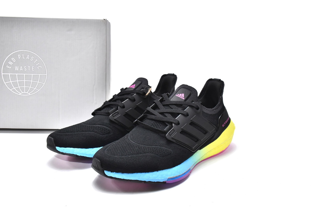 adidas Ultra Boost 2022 Black Gradient Yellow GV8829