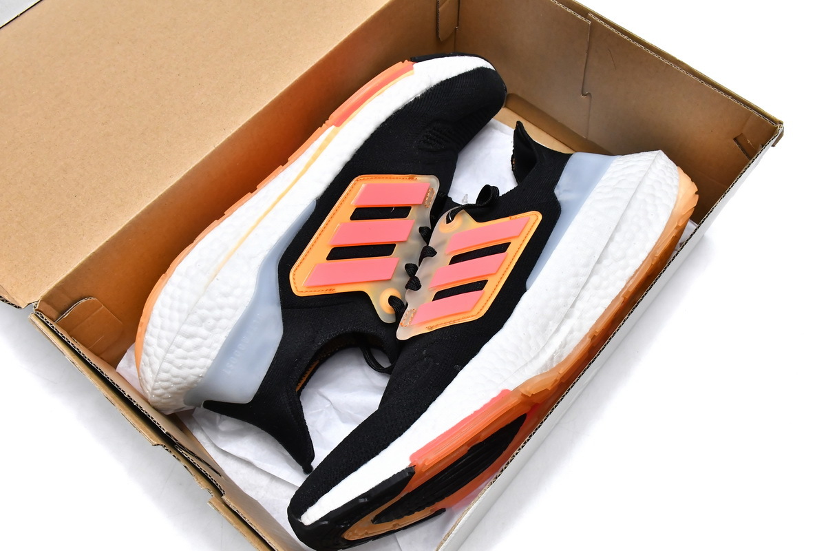 adidas Ultra Boost 2022 Black Red Orange GX5464