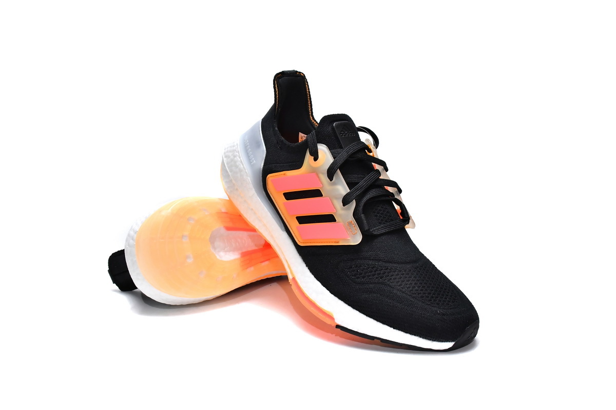 adidas Ultra Boost 2022 Black Red Orange GX5464