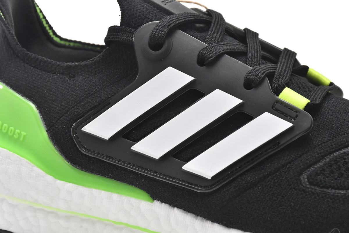 adidas Ultra Boost 2022 Black Solar Green GX6640