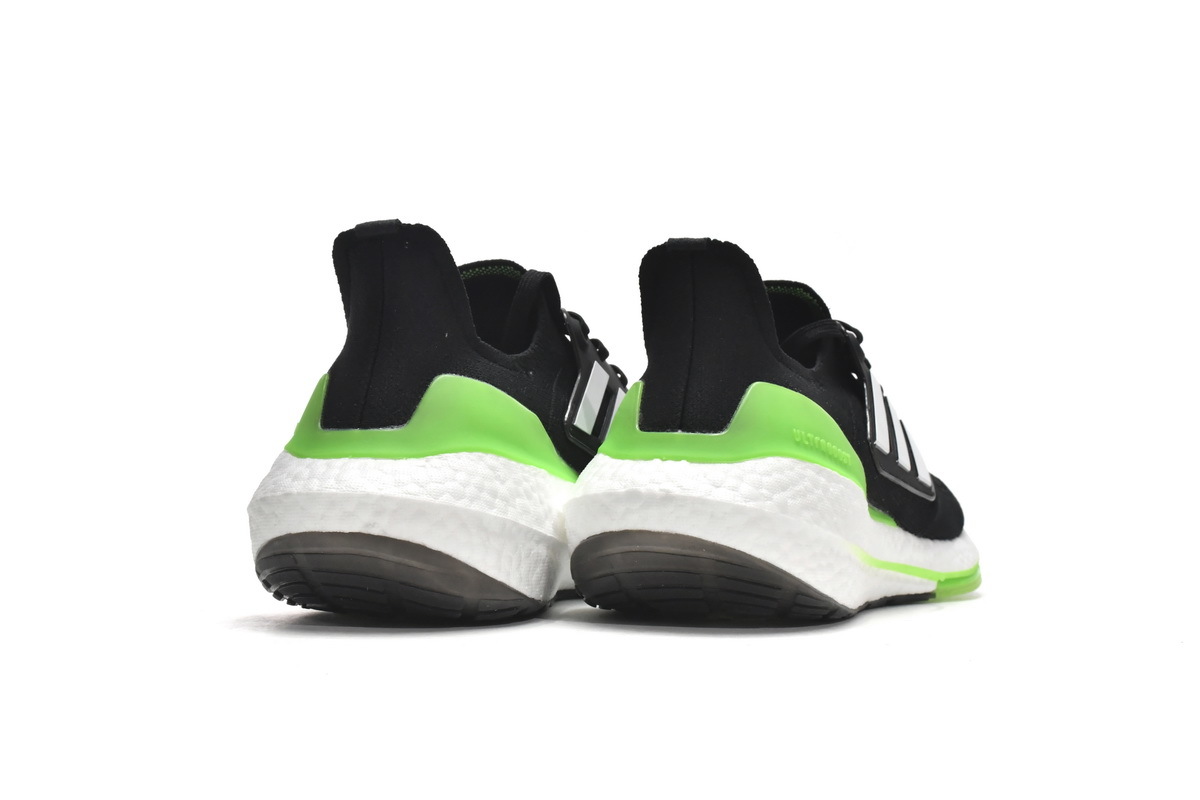 adidas Ultra Boost 2022 Black Solar Green GX6640
