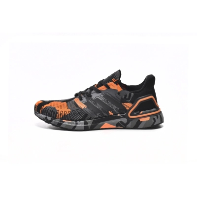 adidas Ultra Boost 20 Black Signal Orange FV8330 01
