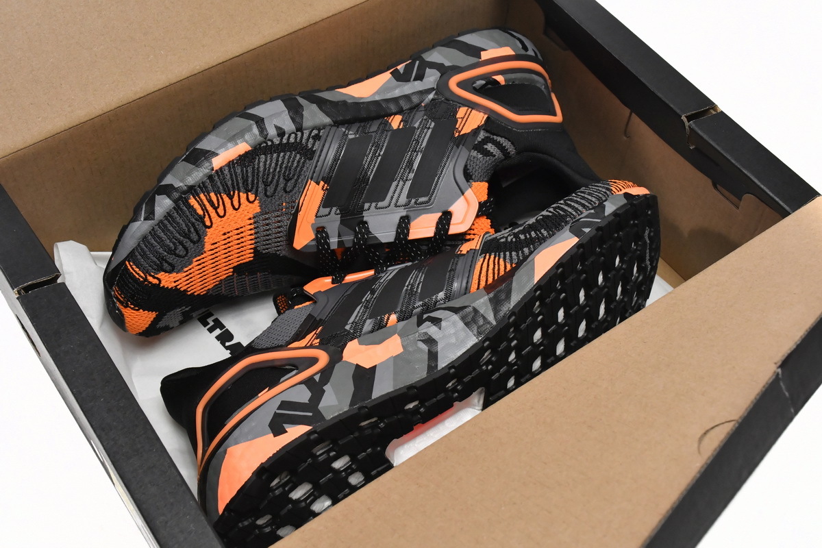 adidas Ultra Boost 20 Black Signal Orange FV8330