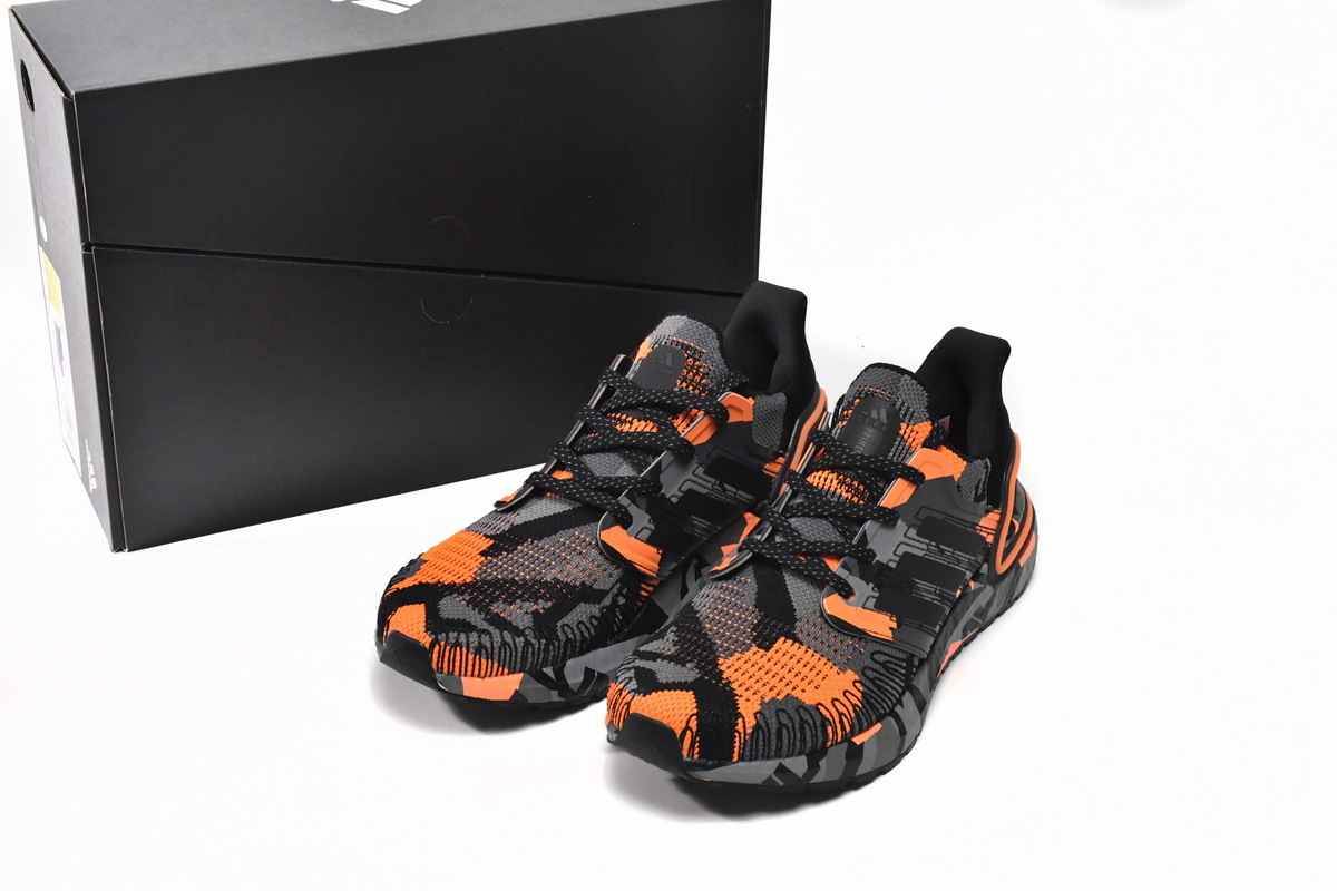 adidas Ultra Boost 20 Black Signal Orange FV8330