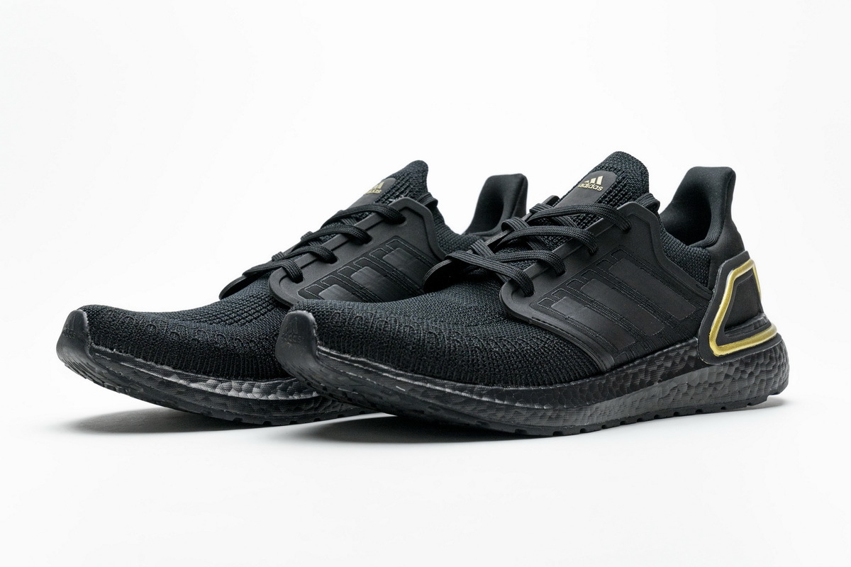 adidas Ultra BOOST 20 CONSORTIUM Black Gold Real Boost EG0754