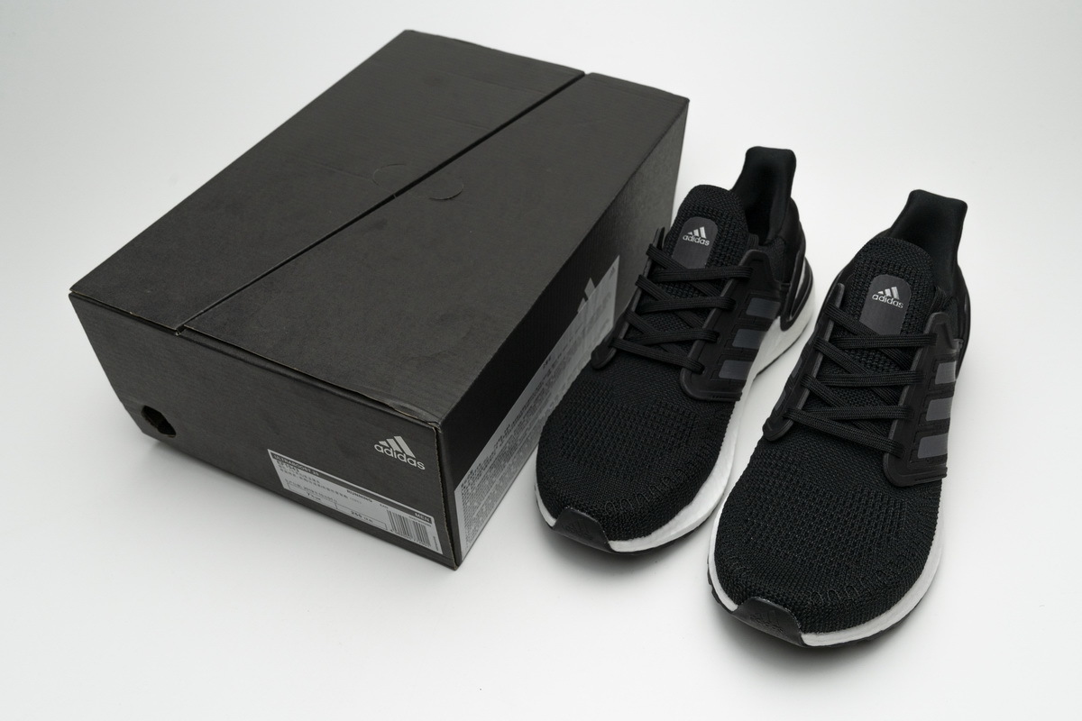 adidas Ultra BOOST 20 CONSORTIUM Black White Real Boost EF1043