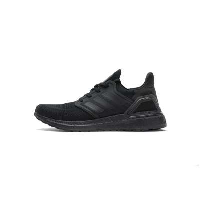 adidas Ultra BOOST 20 CONSORTIUM Triple Black Real Boost EG0691 01