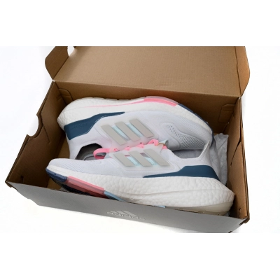 adidas Ultra Boost 22 White Dark Green GX5929 02