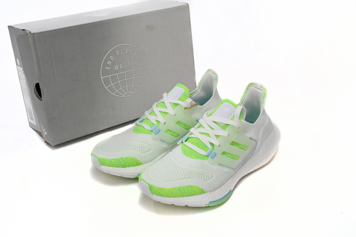 adidas Ultra Boost 22 White Green GX5926