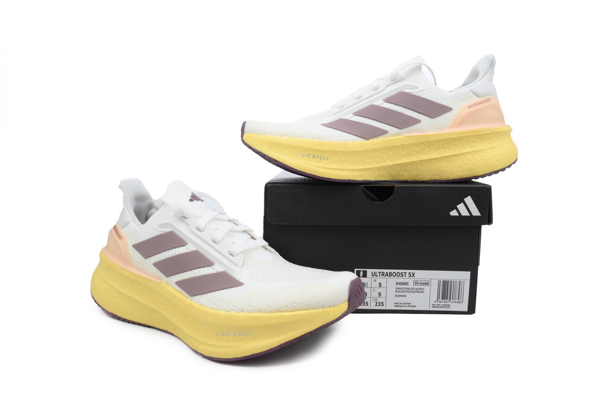 adidas Ultraboost 5X 'White Almost Yellow' IH0685