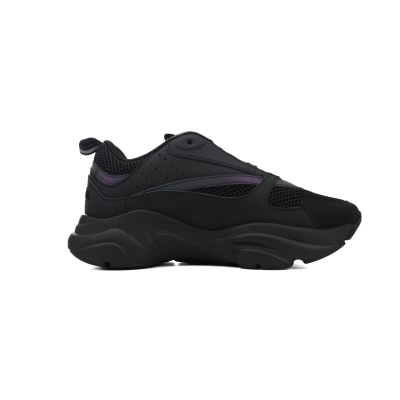 Dior B22 Sneakers Black Laser Reflective 02