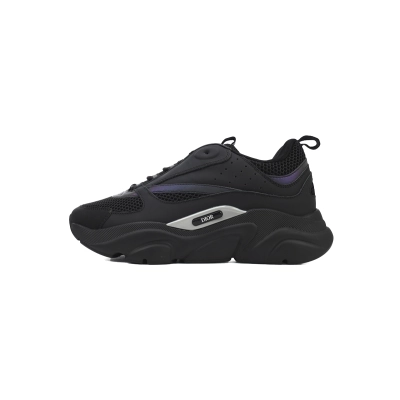 Dior B22 Sneakers Black Laser Reflective 01