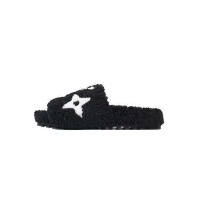 LOUIS VUITTON Shearling Black 01