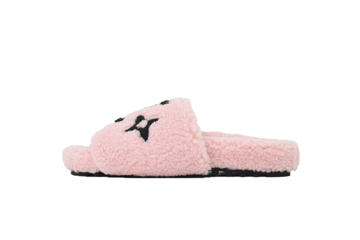 LOUIS VUITTON Shearling Bom Dia Pink