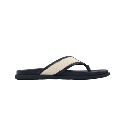 LOUIS VUITTON Flip Flop Sandal Net Surface Beige 02