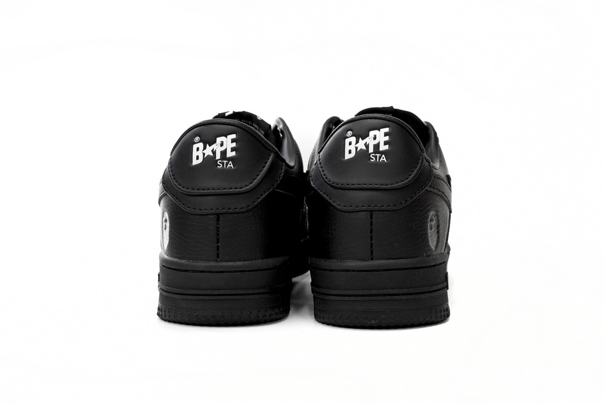 A Bathing Ape Bape Sta Low Black 1J30 -191- 013