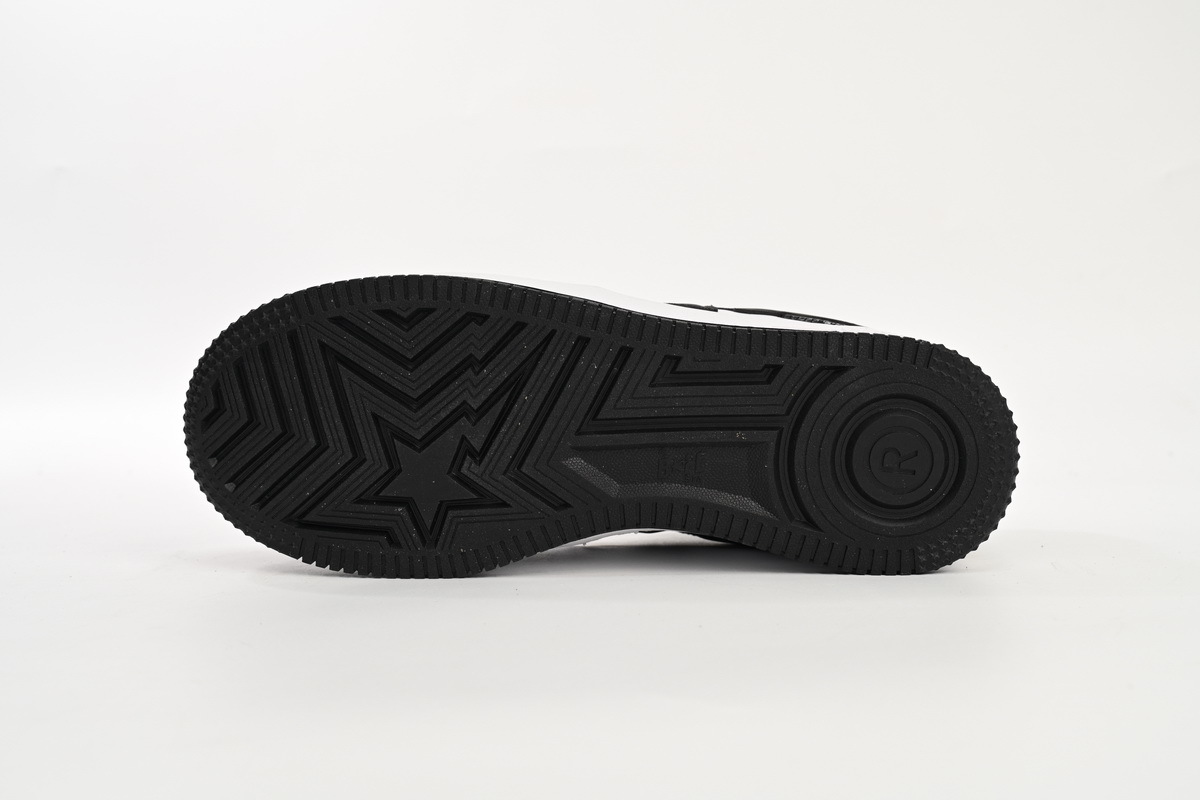 A Bathing Ape Bape Sta Low Black Black Snake Skin 1180 191 009