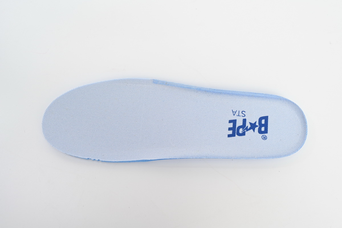 A Bathing Ape Bape Sta Low Black Blue Color Spray Painting 1H73 191 913