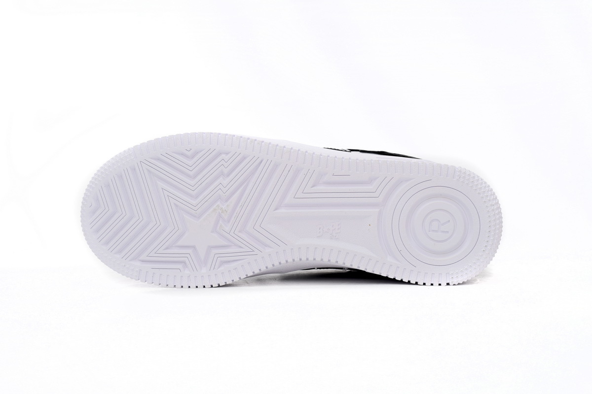 A Bathing Ape Bape Sta Low Black Grey Baolan 1H20 191 046