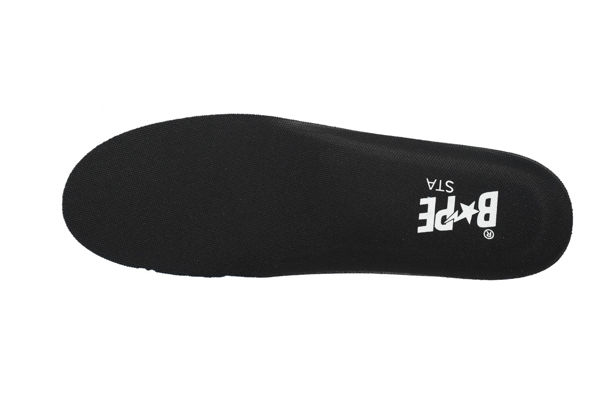 A Bathing Ape Bape Sta Low Black White 1H70-191-001