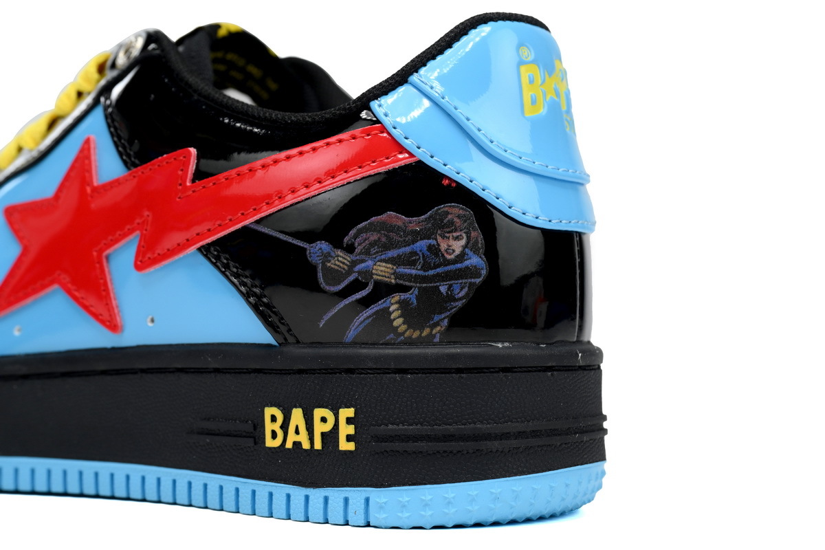 A Bathing Ape Bape Sta Low Black Widow 1I73-291-907