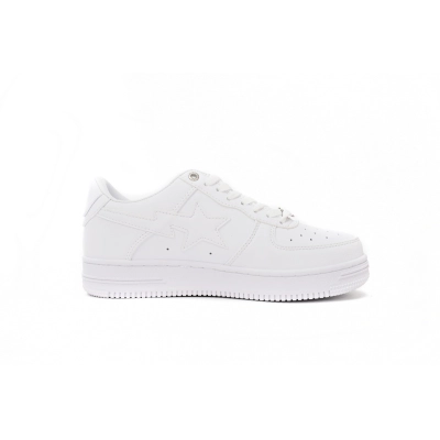 A Bathing Ape Bape Sta Low White 1H70-191-006 02