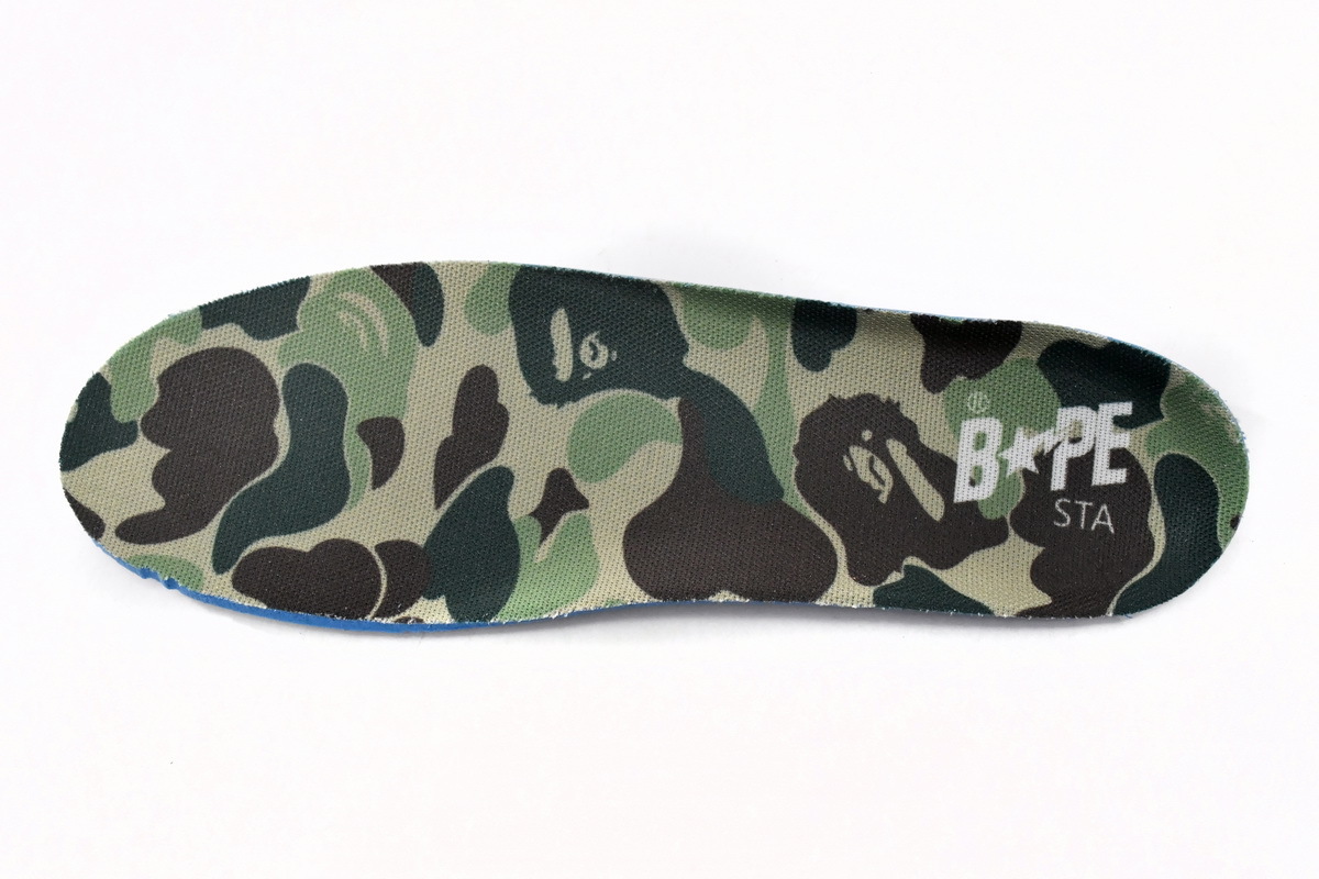 A Bathing Ape Bape Sta Low White Green Camouflage 1H20-191-045