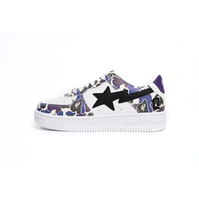 A Bathing Ape Bape Sta Low White Purple Color Spray 1H30-191-004 01