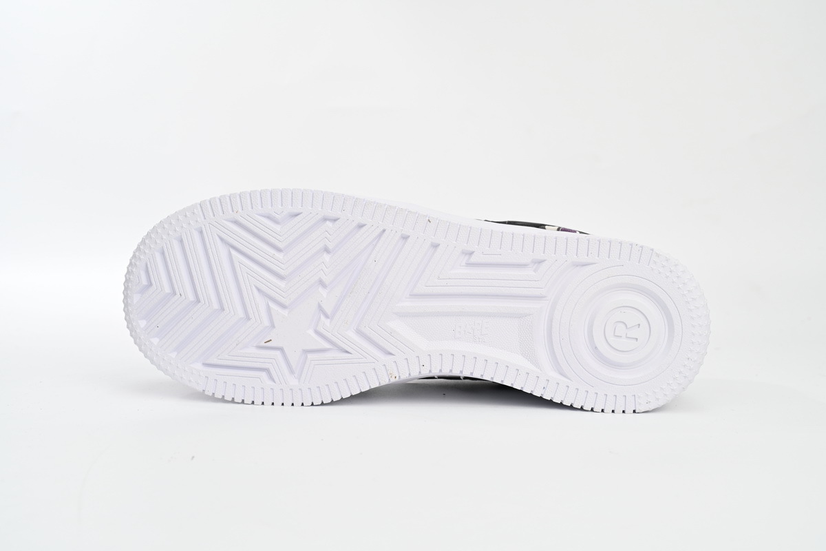 A Bathing Ape Bape Sta Low White Purple Color Spray 1H30-191-004