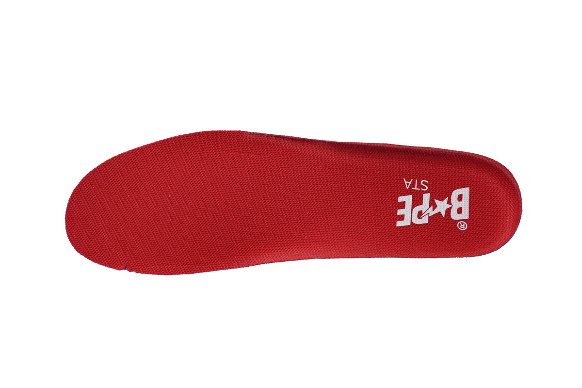 A Bathing Ape Bape Sta Low White Red Border 1J30-291-017