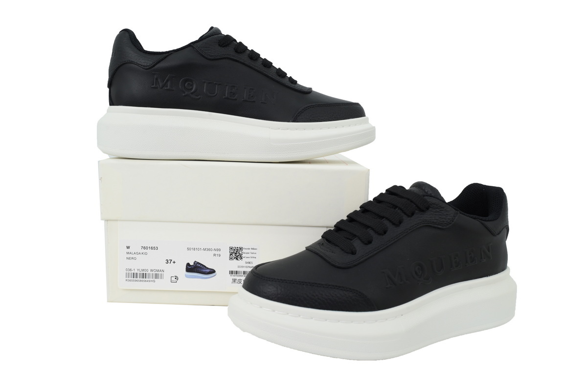 Alexander McQueen Sneaker Black And White Background