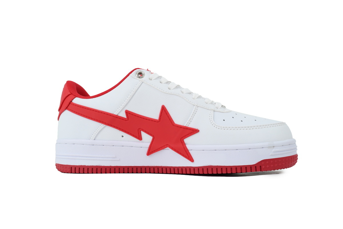 BATHING APE Red And White Big Star OZXSHMX 91314M