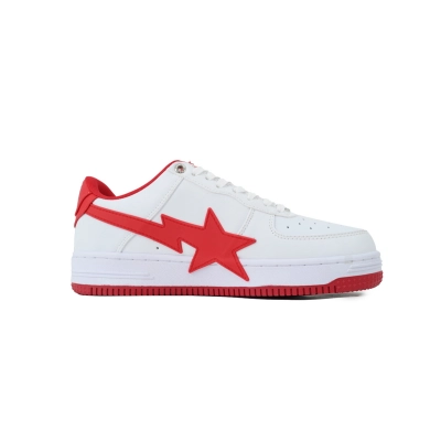 BATHING APE Red And White Big Star OZXSHMX 91314M 02