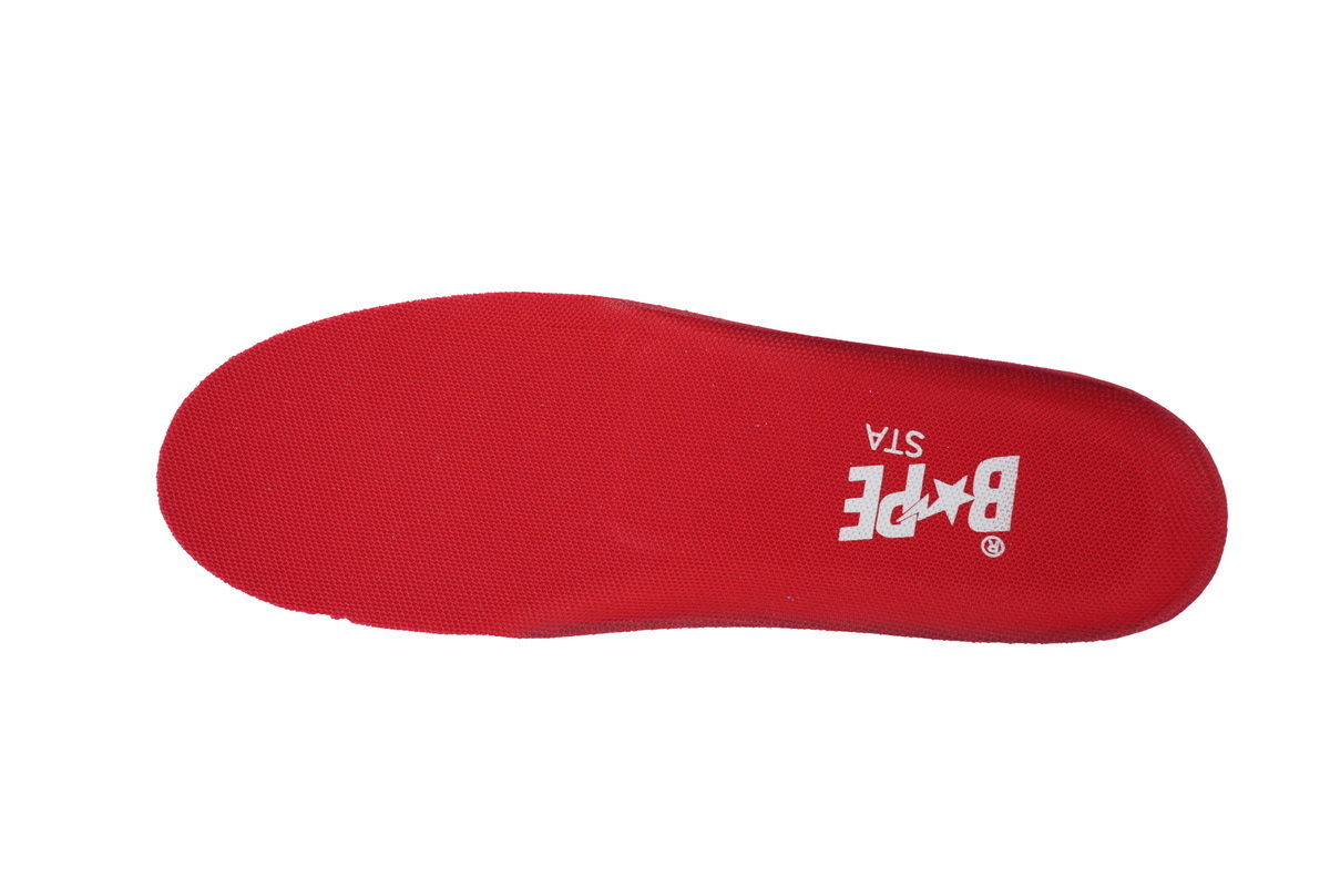 BATHING APE Red And White Big Star OZXSHMX 91314M
