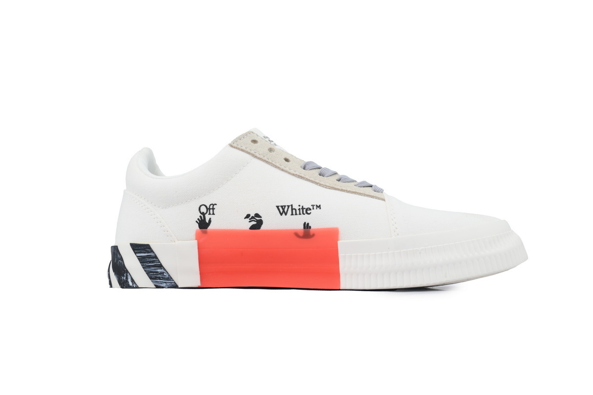 OFF-White Whit Wmns Vulc Sneaker 'White Black' OWIA178R21LEA0010109
