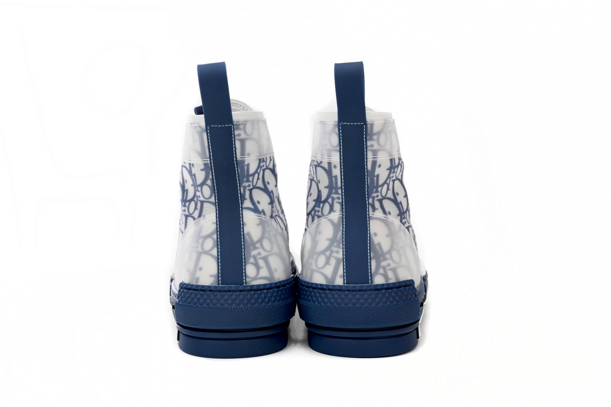 Dior B23 High Top Blue Oblique 3SH118YNT_H565