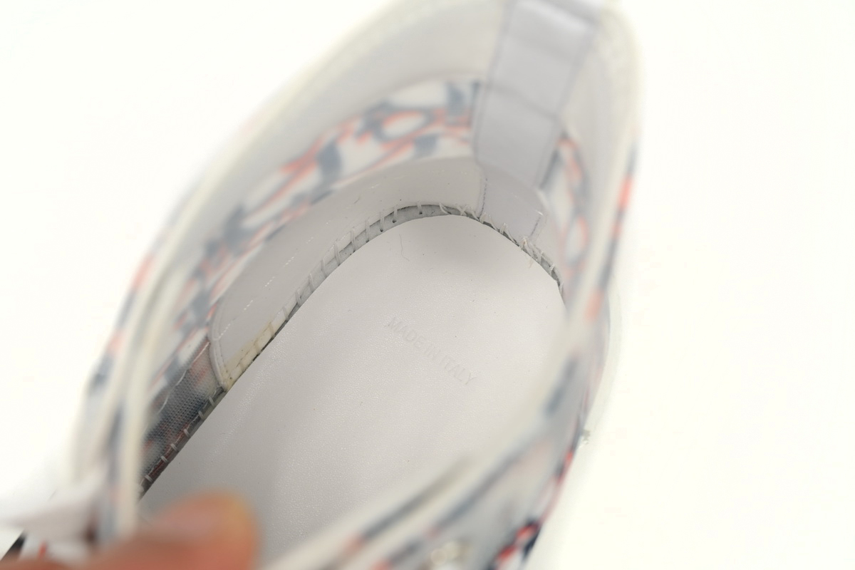 Dior B23 High Top Oblique Transparency Blue Red