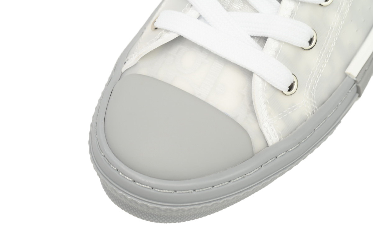 Dior B23 HT Oblique Low Rank Silver Gray 
