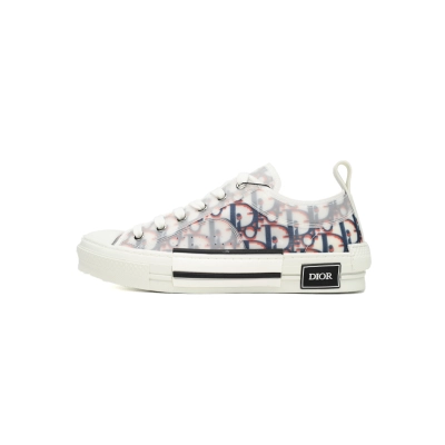 Dior B23 HT Oblique Low Top Blue Red 01