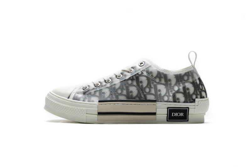 Dior B23 HT Oblique Transparency Low H565 White Black