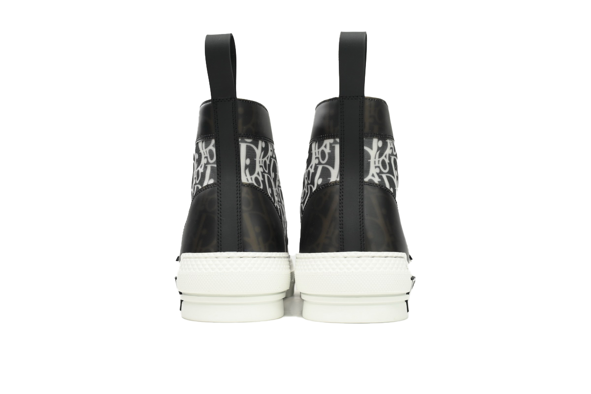 Dior B23 Oblique High Top Black and White