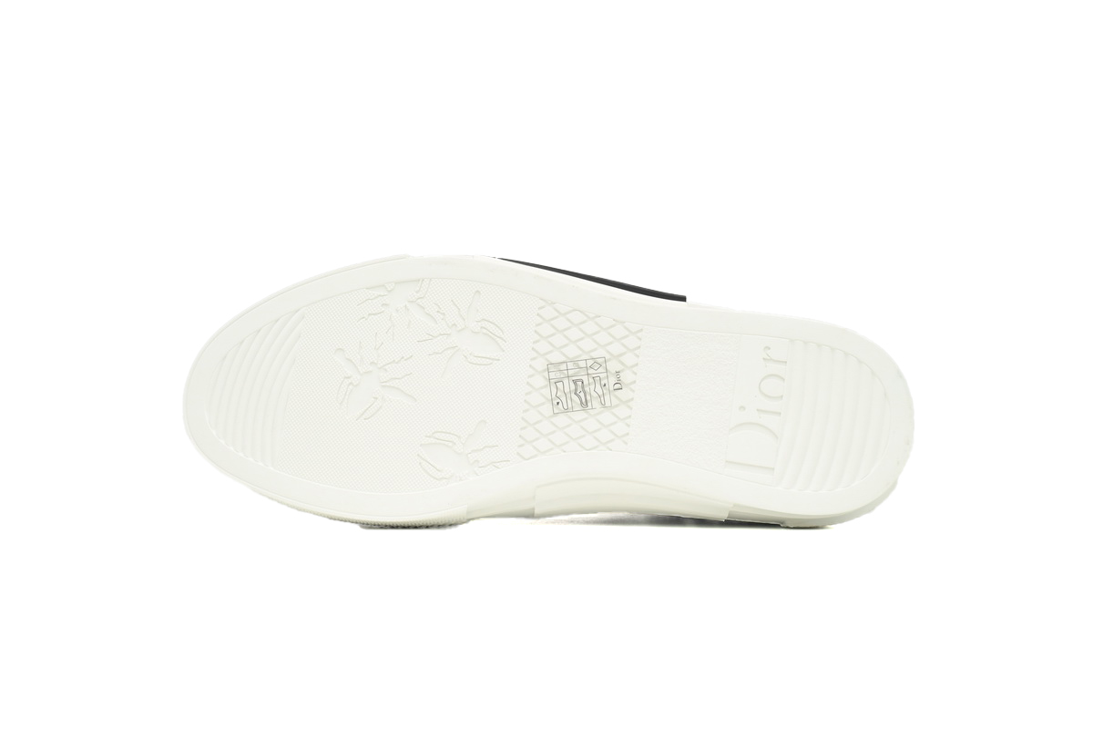 Dior B23 Oblique Transparency Low Top Black and White SN272ZIR 16536 