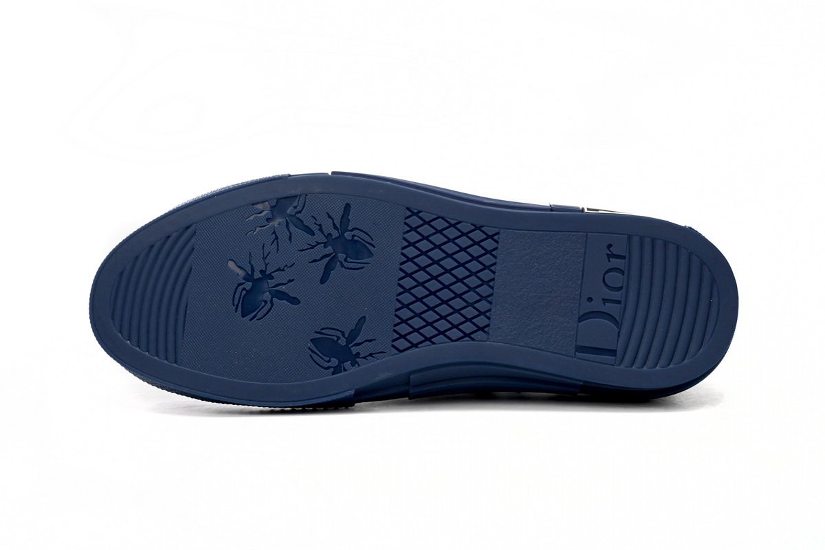 Dior B23 Oblique Transparency LOW White Blue
