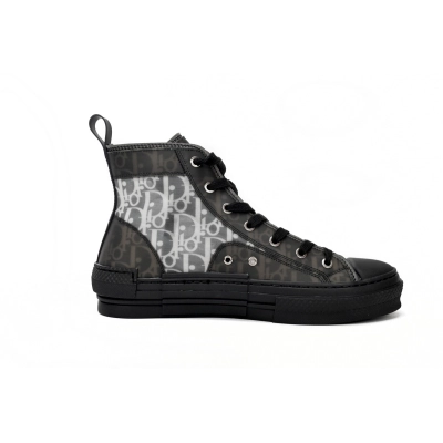 Dior High Top Noir Black 3SH118YJR H063  02