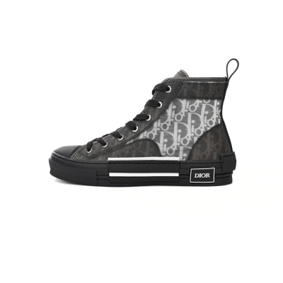 Dior High Top Noir Black 3SH118YJR H063  01