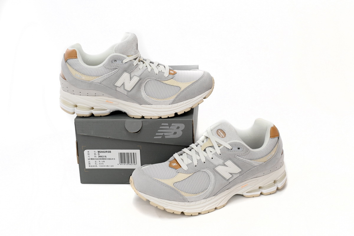 New Balance 2002R White Grey M2002RSB
