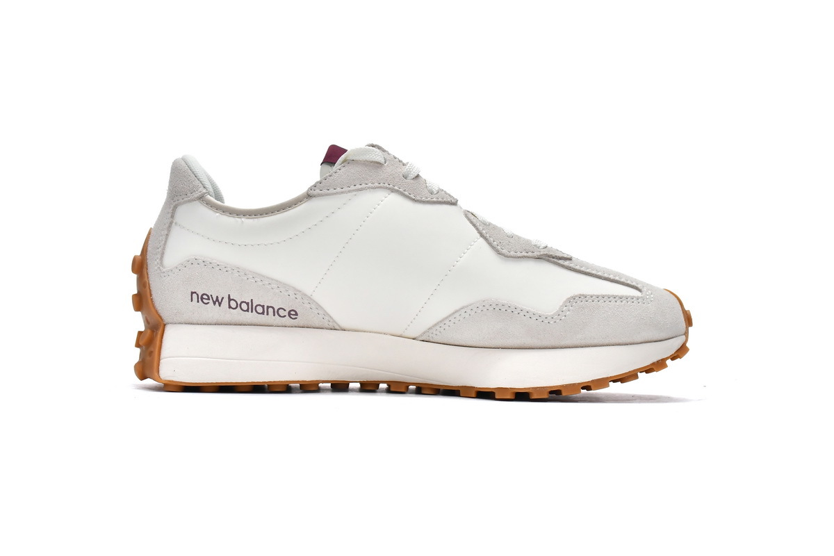 New Balance 327 White Dark Red WS327KA