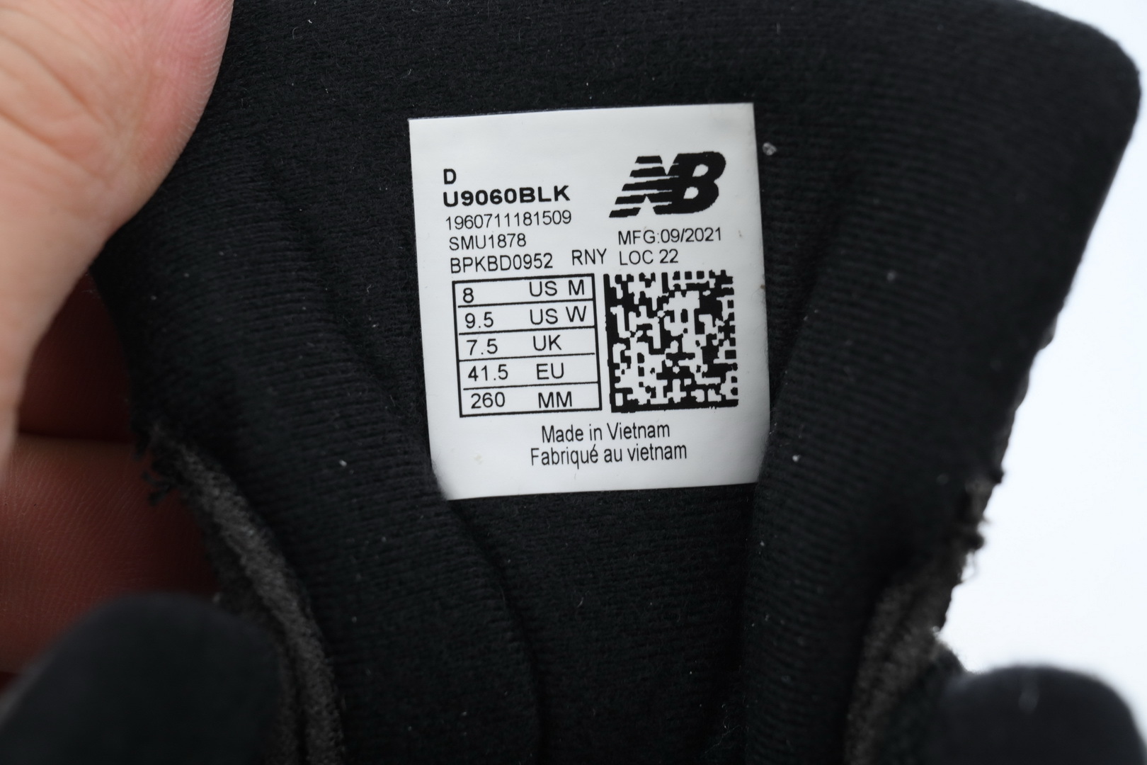 New Balance 9060 'Black Castlerock' U9060BLK